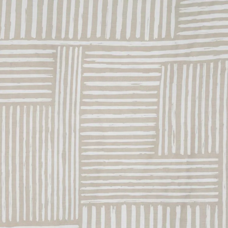 Eurofirany, komplet pościeli satynowej, Spring 80, 160-200 cm, beżowy