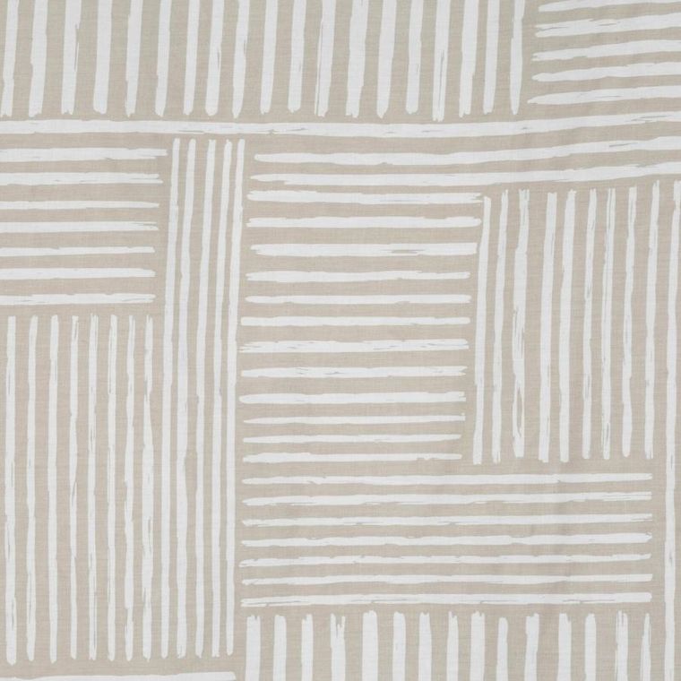 Eurofirany, komplet pościeli satynowej, Spring 80, 200-220 cm, beżowy