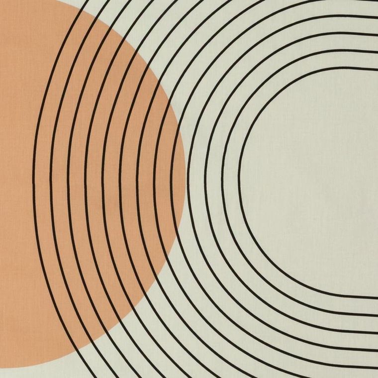 Eurofirany, komplet pościeli satynowej, Spring 87, 160-200 cm, jasnobeżowy