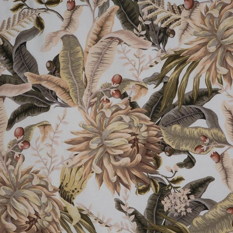 Eurofirany, komplet pościeli satynowej, Spring, biały, 220-200 cm