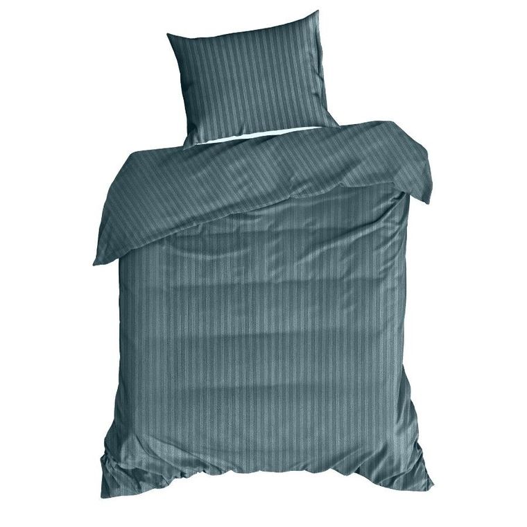Eurofirany, komplet pościeli satynowej, Vera, 220-200 cm, morski