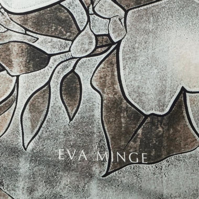 Eurofirany, komplet pościeli z satyny bawełnianej, Daisy, szarobeżowy, 160-200 cm