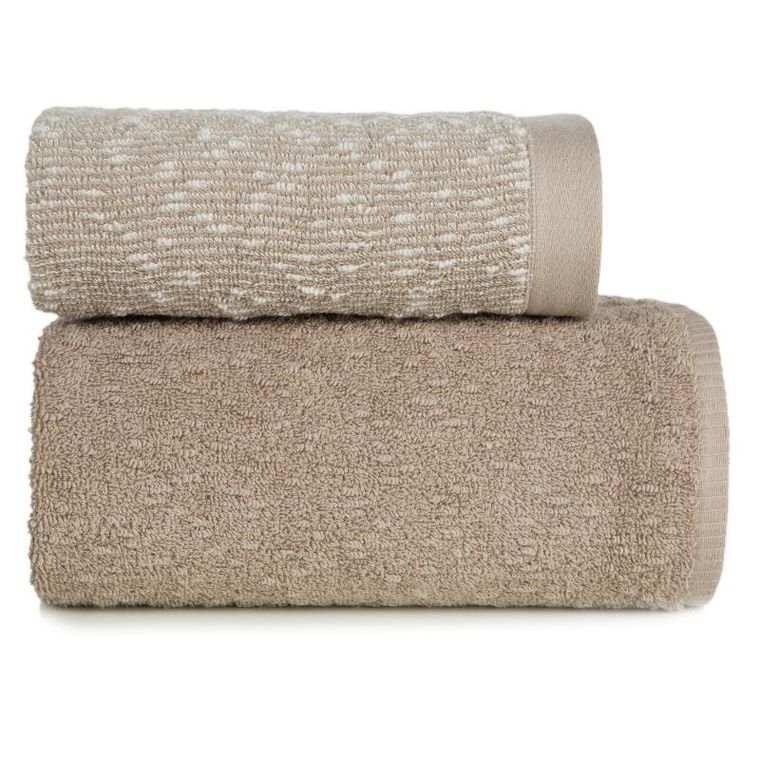 Eurofirany, komplet ręczników, 37-25-10 cm, jasnobrązowy