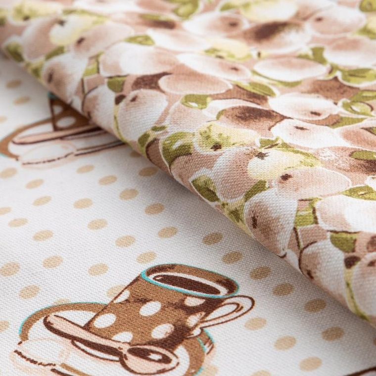 Eurofirany, komplet ręczników kuchennych, 2 szt., Melani, 50-75 cm, beżowy