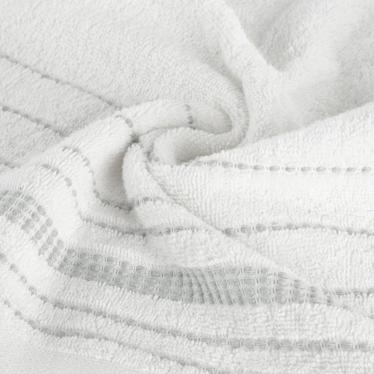 Eurofirany, komplet ręczników,2 sztt, 30-50 cm, 50-90 cm, biały