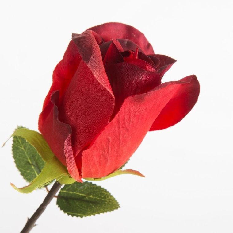 Eurofirany, kwiat Natu, 53 cm, czerwony