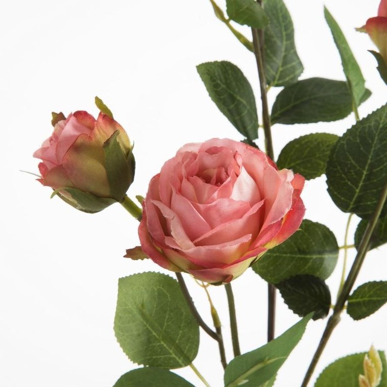 Eurofirany, kwiat Natu, 75 cm, ciemnoróżowy