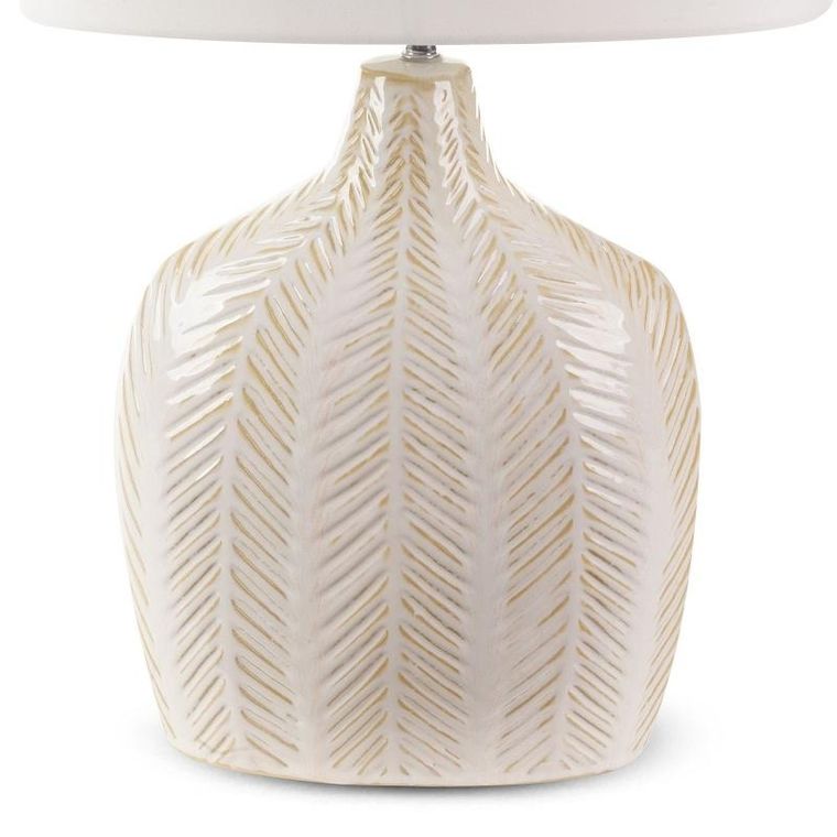 Eurofirany, lampa dekoracyjna, Liza, 38-18-58 cm, kremowy