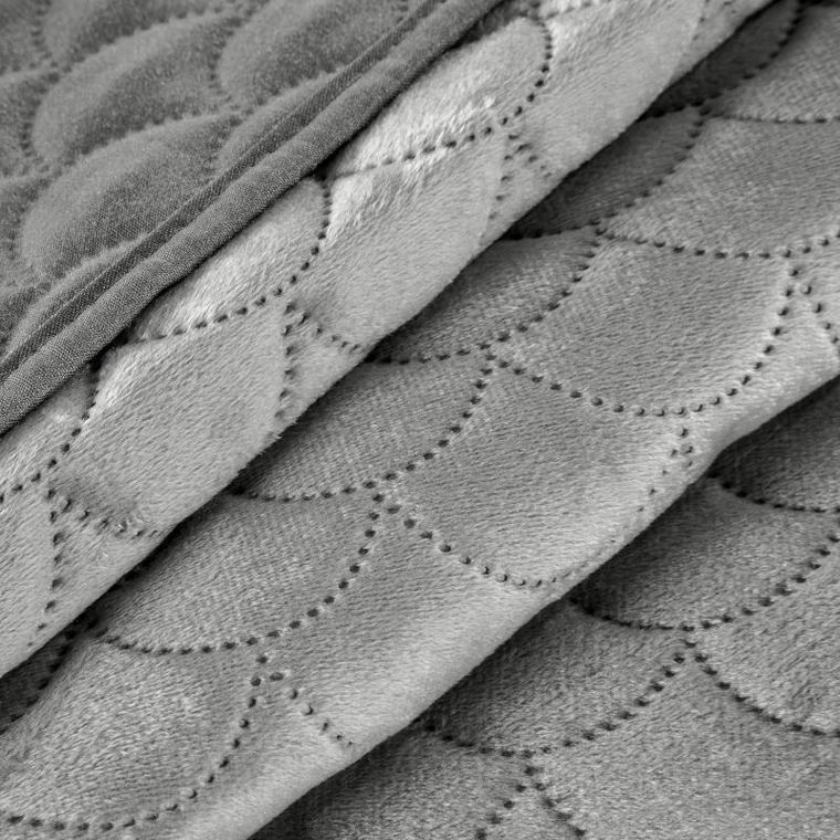 Eurofirany, narzuta Ariel, 220-240 cm, srebrny