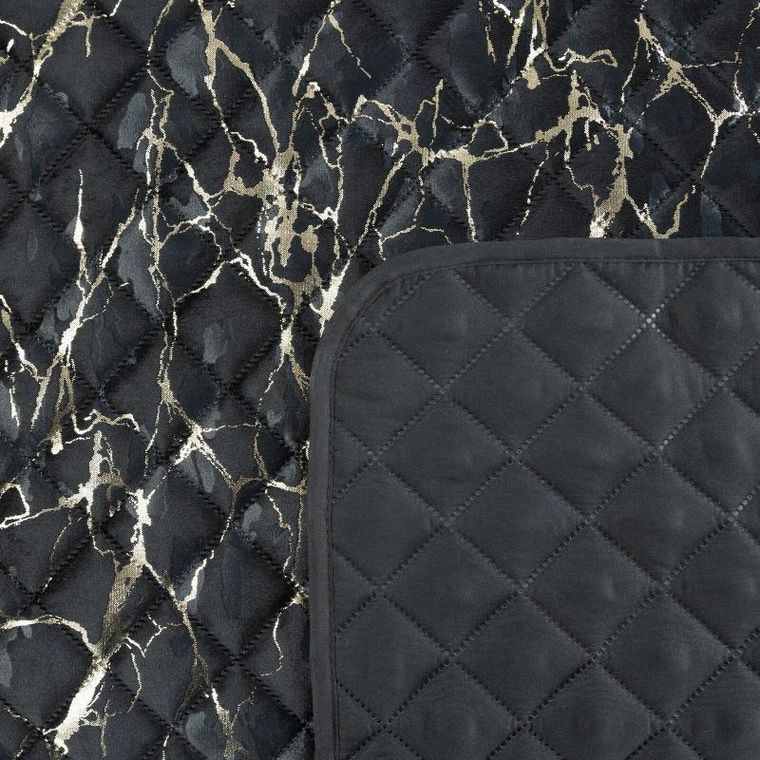 Eurofirany, narzuta blink, 170-210 cm, czarny