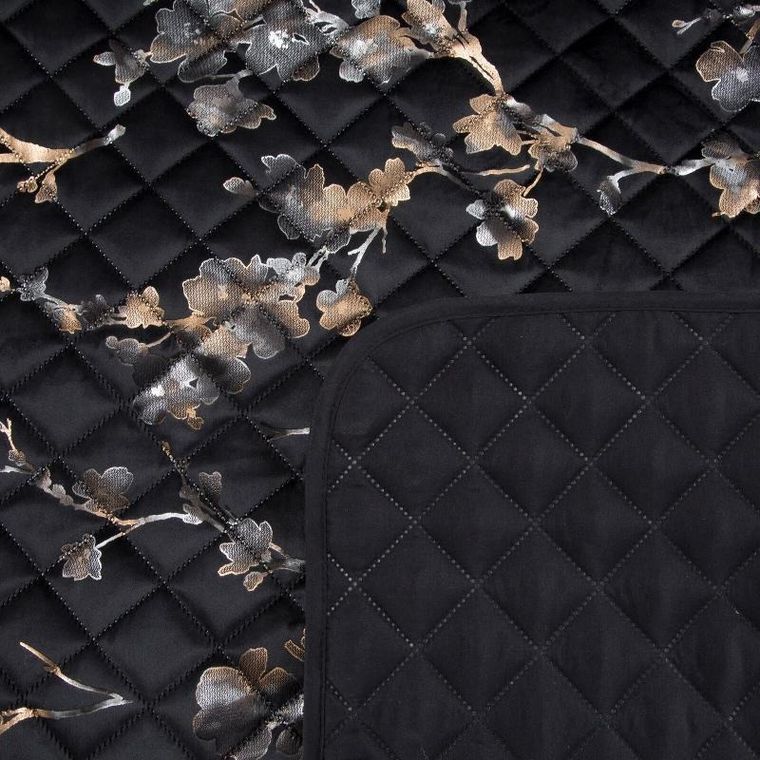 Eurofirany, narzuta Blink, 170-210 cm, czarny