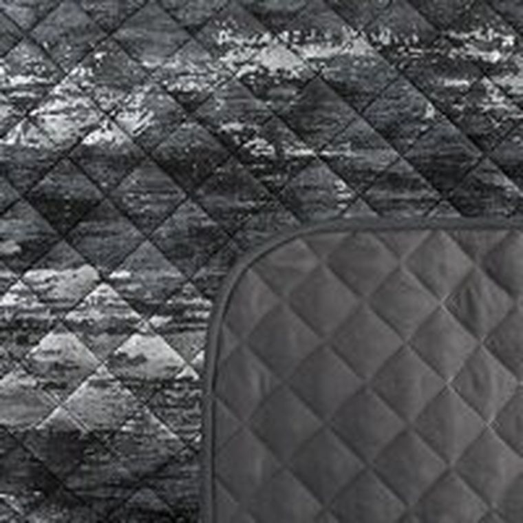 Eurofirany, narzuta blink, 220-240 cm, czarny