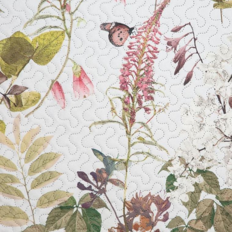 Eurofirany, narzuta d91 Rosa, 170-210 cm, biały