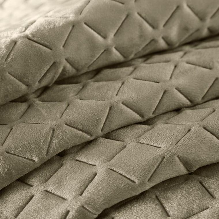 Eurofirany, narzuta Dimon, 200-220 cm, ciemnobeżowy