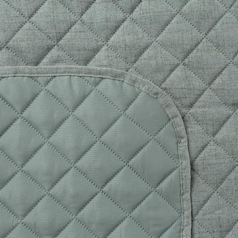 Eurofirany, narzuta len, 170-210 cm, miętowy