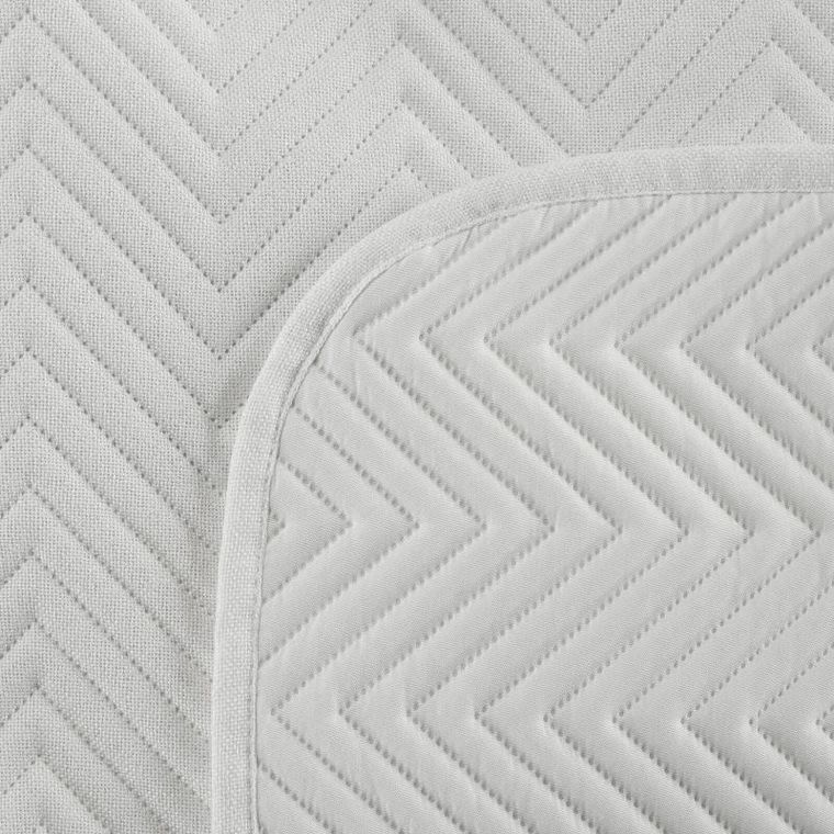 Eurofirany, narzuta len, 200-220 cm, biały