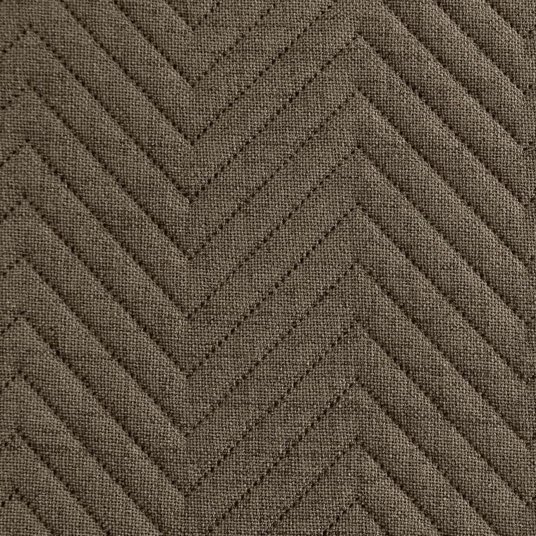 Eurofirany, narzuta len, 200-220 cm, ciemnobeżowy