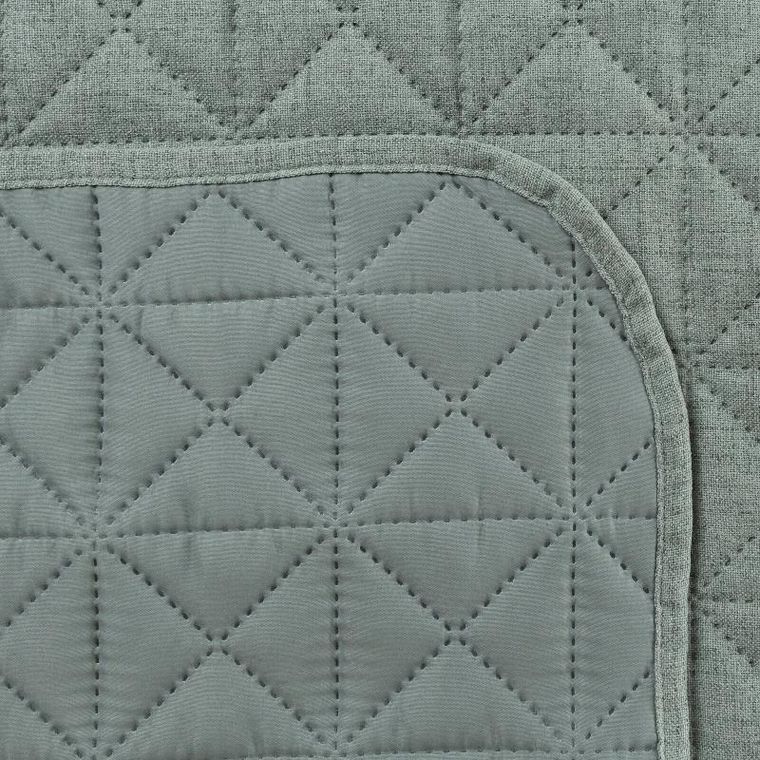 Eurofirany, narzuta len, 220-240 cm, miętowy