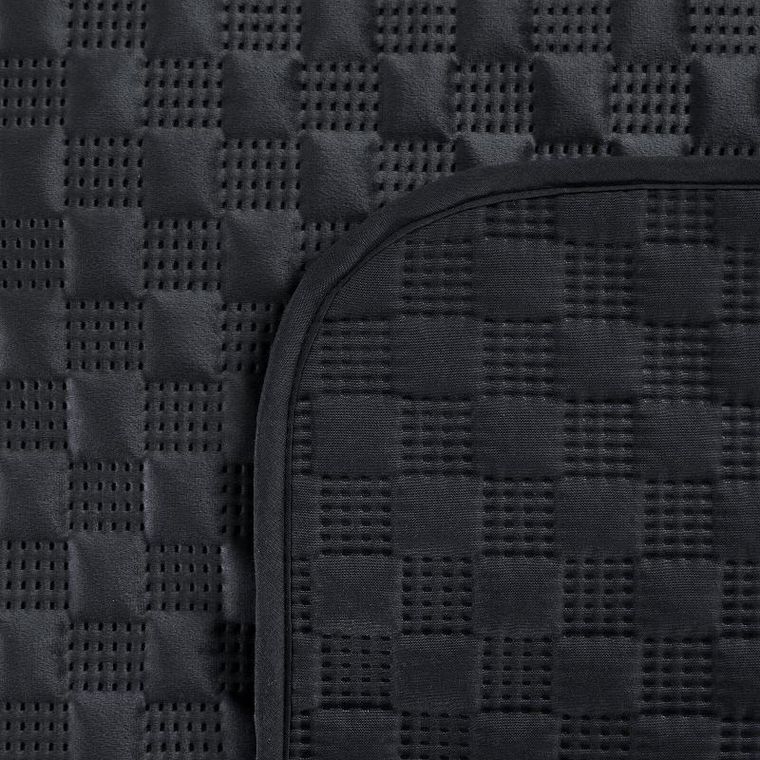 Eurofirany, narzuta Sofia, 200-220 cm, czarny