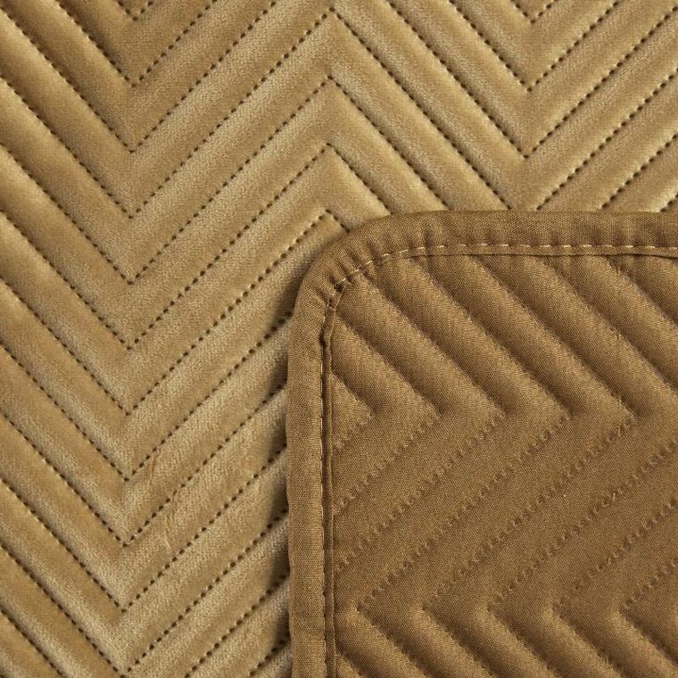 Eurofirany, narzuta Sofia, 200-220 cm, miodowy