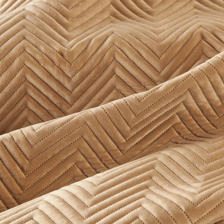 Eurofirany, narzuta Sofia, 230-260 cm, miodowy