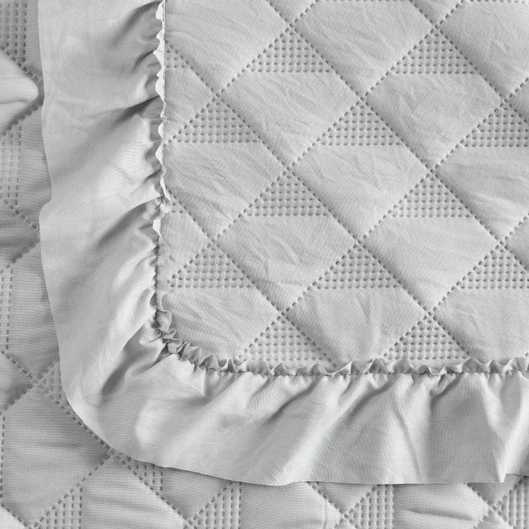 Eurofirany, narzuta Vanesa, 200-220 cm, srebrny