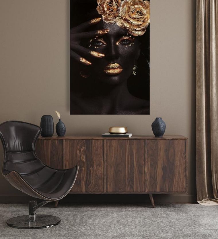 Eurofirany, obraz 60-90 cm, czarny