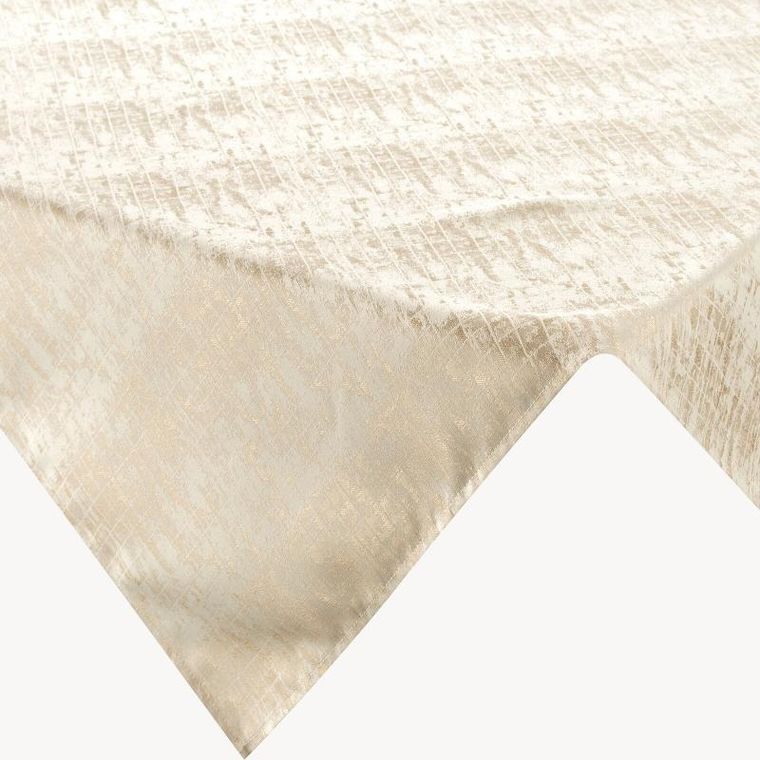 Eurofirany, obrus, Alina, 85-85 cm, beżowy