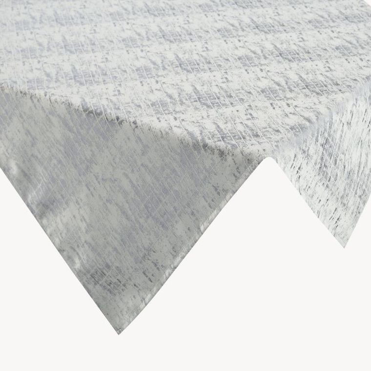 Eurofirany, obrus, Alina, 85-85 cm, srebrny