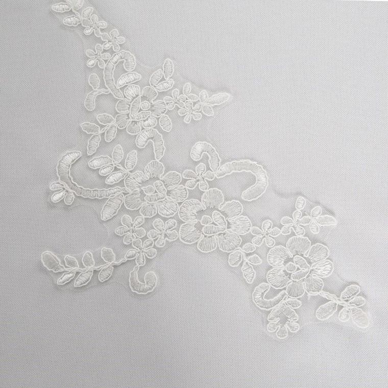 Eurofirany, obrus Bari, 85-85 cm, biały