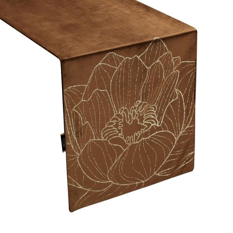 Eurofirany, obrus blink, 35-180 cm, brązowy