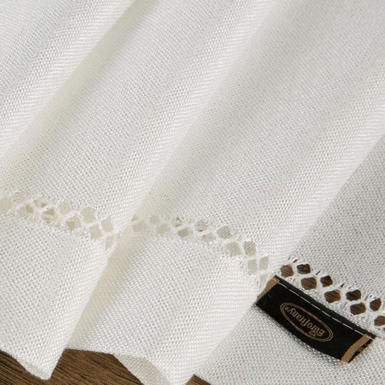 Eurofirany, obrus Emily, 145-350 cm, biały