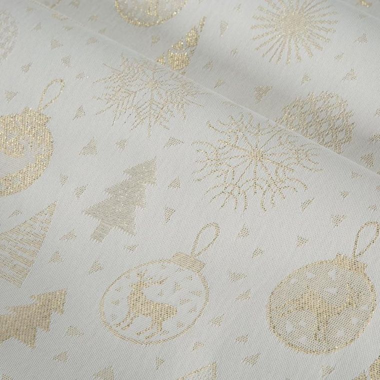 Eurofirany, obrus flash, 135-180 cm, złoty