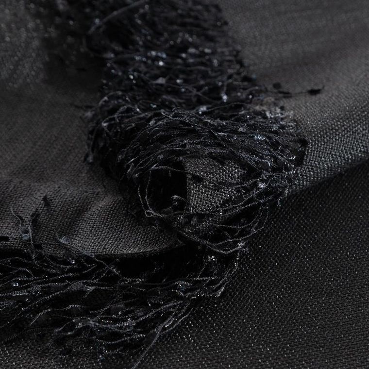 Eurofirany, obrus Jasper, 120 cm, czarny