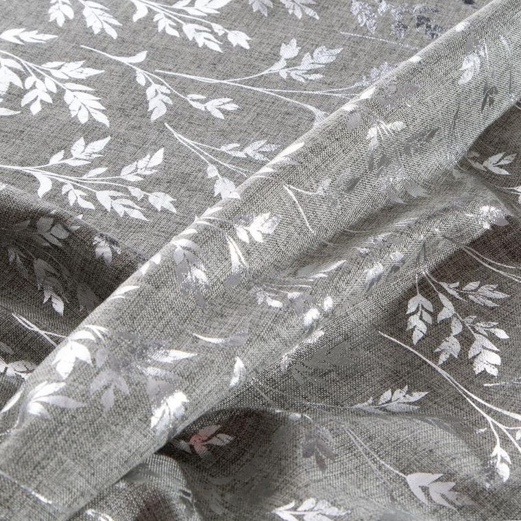 Eurofirany, obrus Simona, 85-85 cm, srebrny