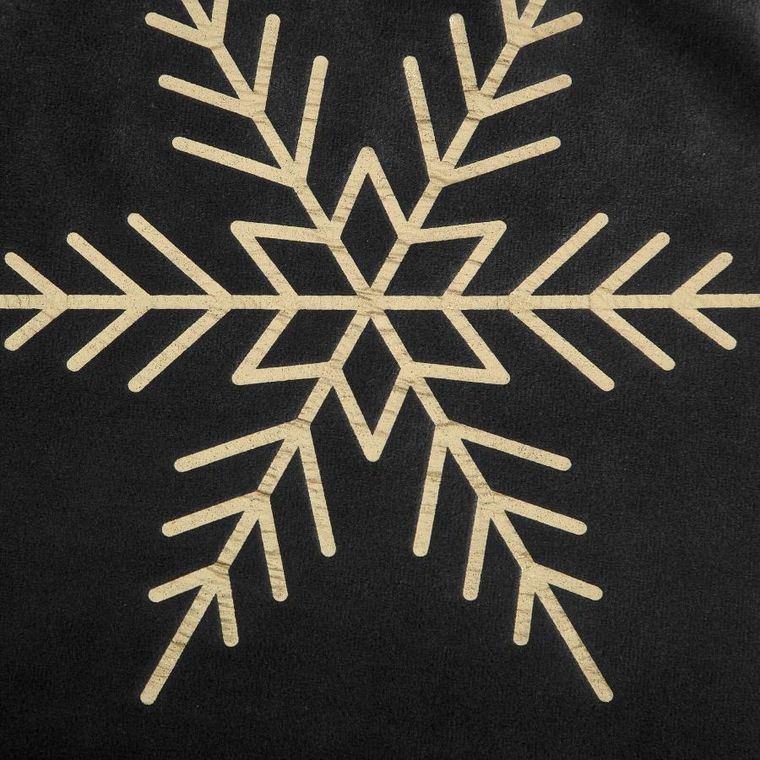 Eurofirany, obrus świąteczny, 40-140 cm, czarny