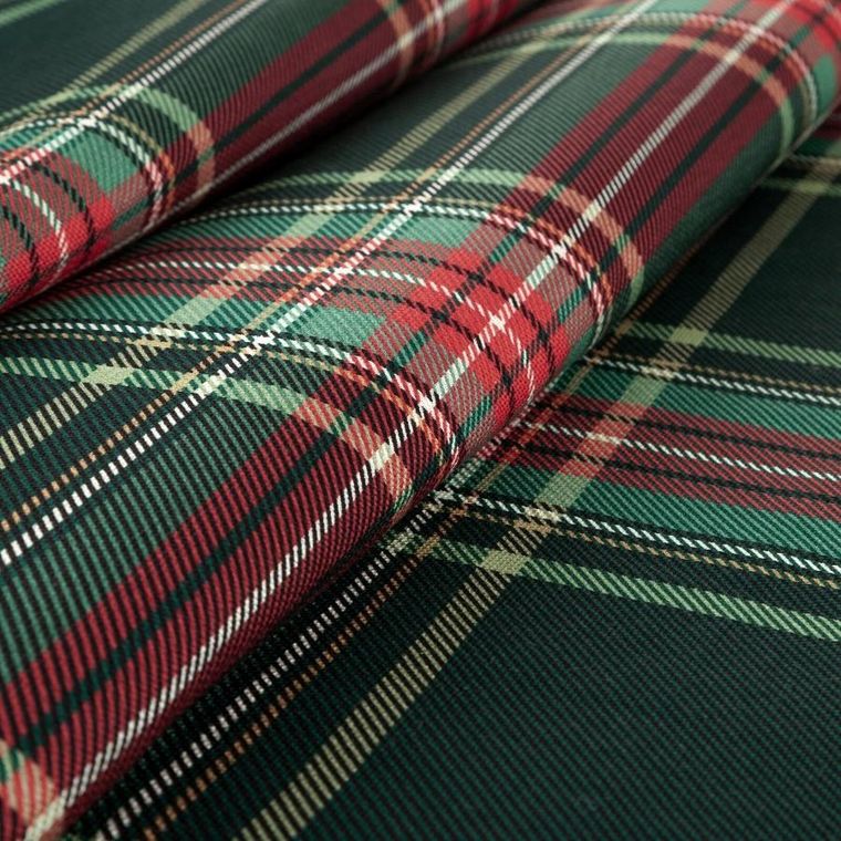 Eurofirany, obrus świąteczny, Aurora, 145-260 cm, czerwony