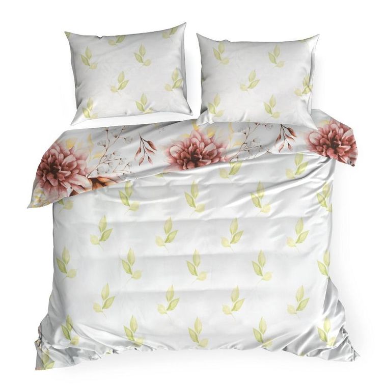 Eurofirany, pościel d91 Lea, 220-200 cm, biały