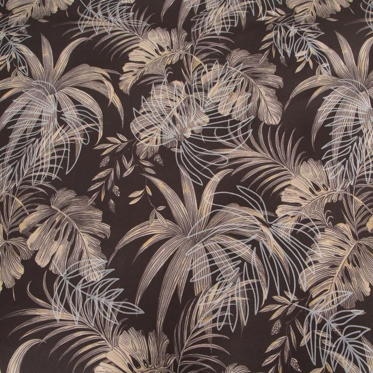 Eurofirany, pościel d91, Rodos, 140-200 cm, ciemnobrązowy