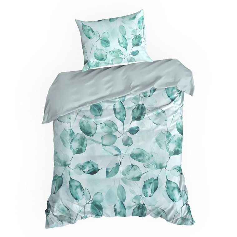 Eurofirany, pościel d91, Verano5, 160-200 cm, ciemnomiętowy