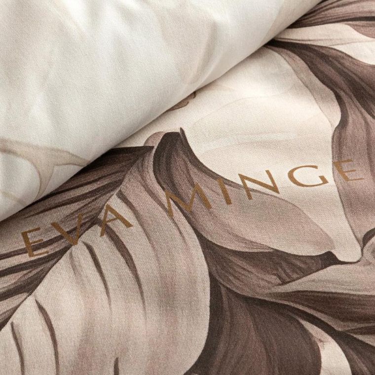 Eurofirany, pościel, Dakota, 160-200 cm, ciemnobeżowy