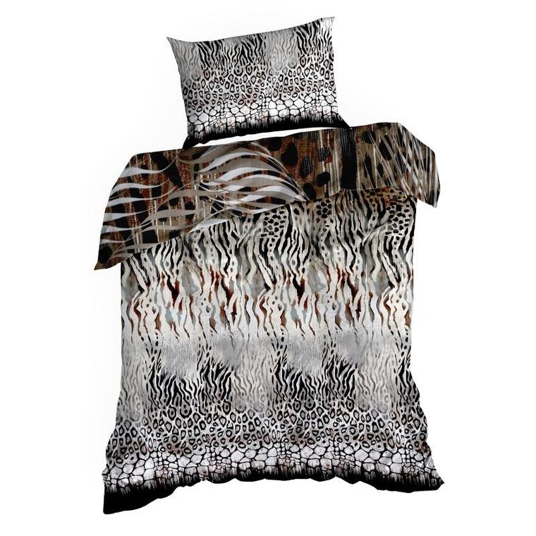 Eurofirany, pościel Eva, 160-200 cm, brązowy