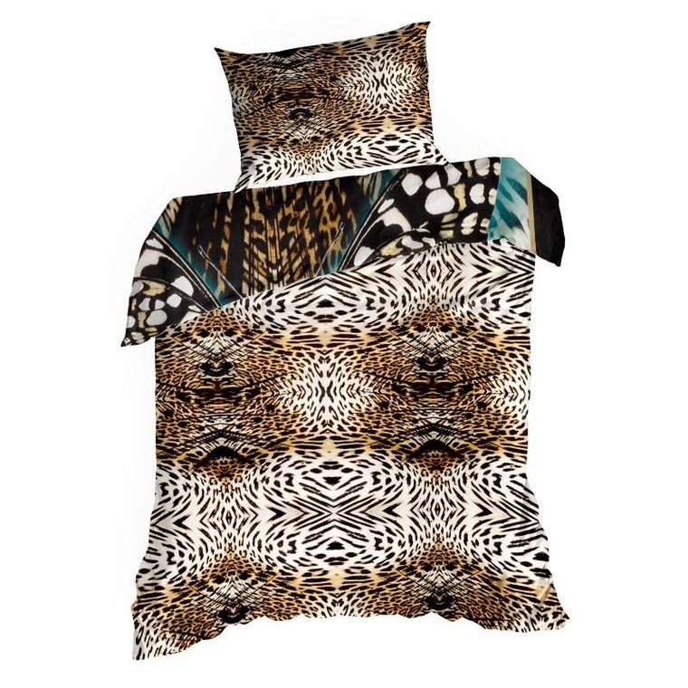 Eurofirany, pościel Eva, 160-200 cm, brązowy