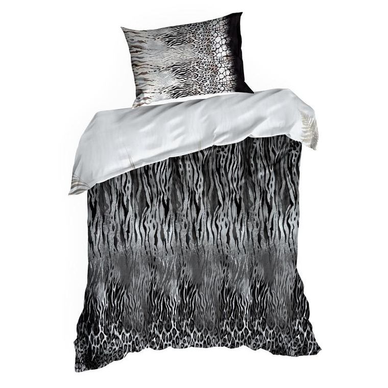 Eurofirany, pościel Eva, 160-200 cm, stalowy