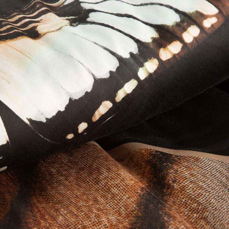 Eurofirany, pościel Eva, 220-200 cm, brązowy