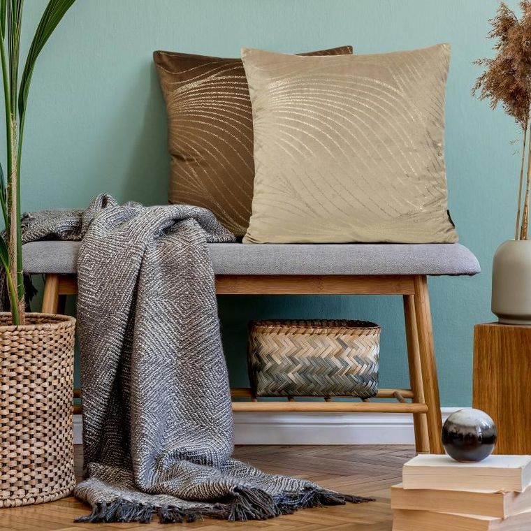 Eurofirany, poszewka Blink, 45-45 cm, brązowy