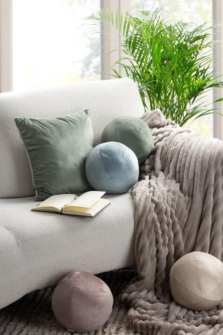 Eurofirany, poszewka Gaja, 24 cm, kremowy