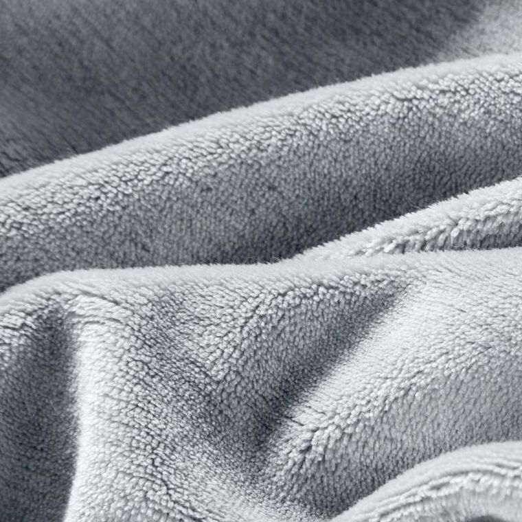 Eurofirany, prześcieradło flano 220-200 cm, srebrny