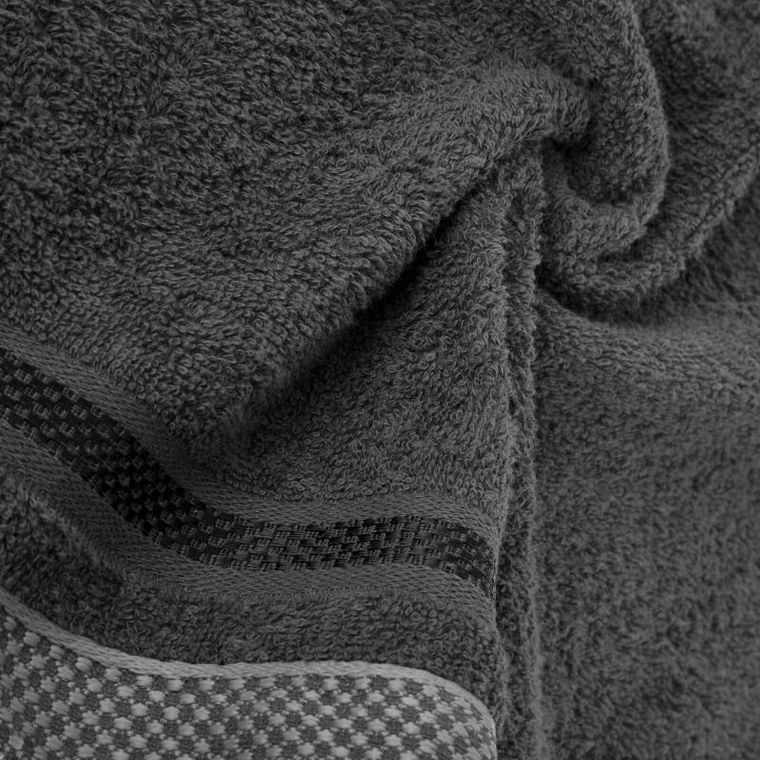 Eurofirany, ręcznik Abbie, 30-50 cm, stalowy