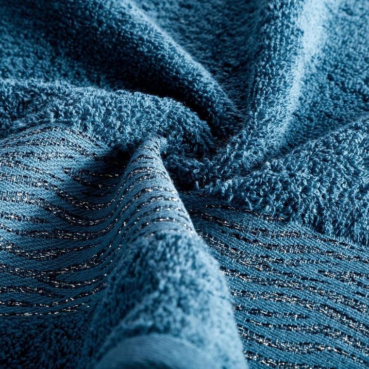 Eurofirany, ręcznik Amber, 70-140 cm, ciemnoturkusowy